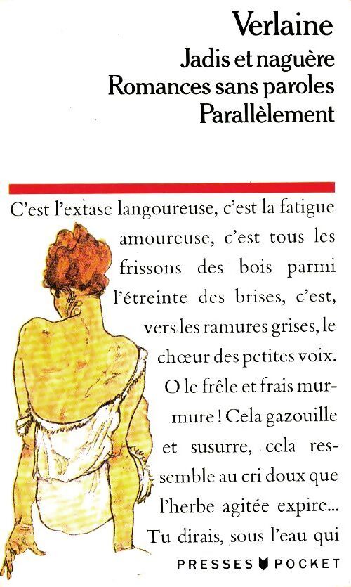 Jadis et naguère / Romances sans paroles / Parallèlement - Paul Verlaine - Livre