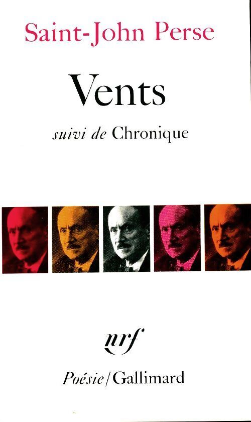 Vents / Chronique / Chant pour un équinoxe - Saint-John Perse - Livre