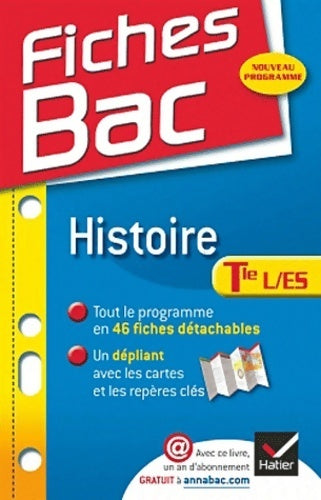 Histoire Terminale L, ES - Elisabeth Brisson - Livre