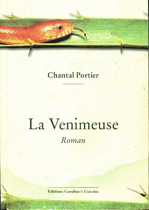 La venimeuse - Chantal Potier - Livre