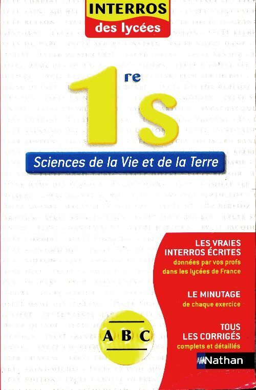 Sciences de la vie et de la terre 1ère S - Nathalie Bouches-Noris - Livre