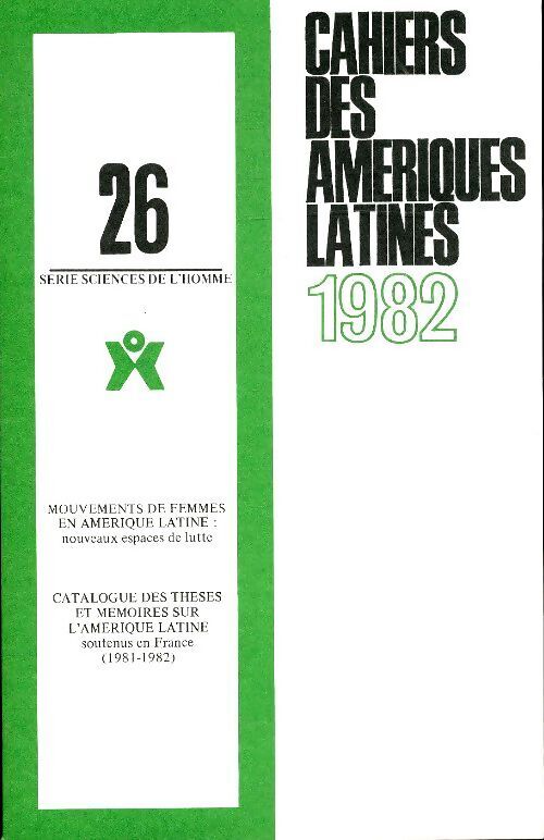 Cahiers des Amériques latines n°26 - Collectif - Livre