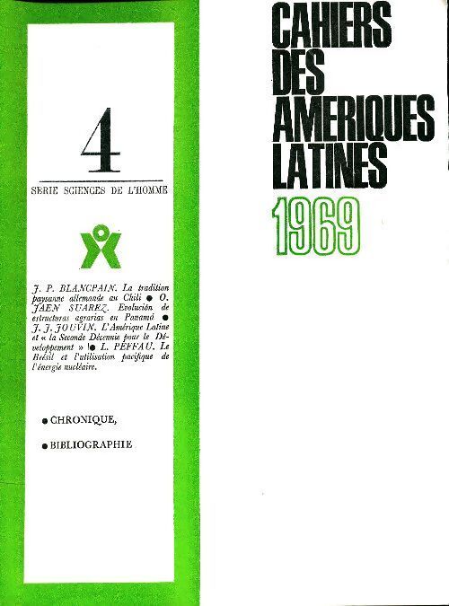 Cahiers des Amériques latines n°4 (nouvelle série) - Collectif - Livre