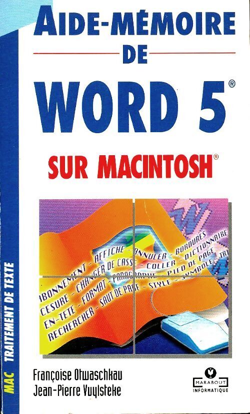 Aide-mémoire de Word 5 sur Macintosh - J.P. Vuylsteke - Livre