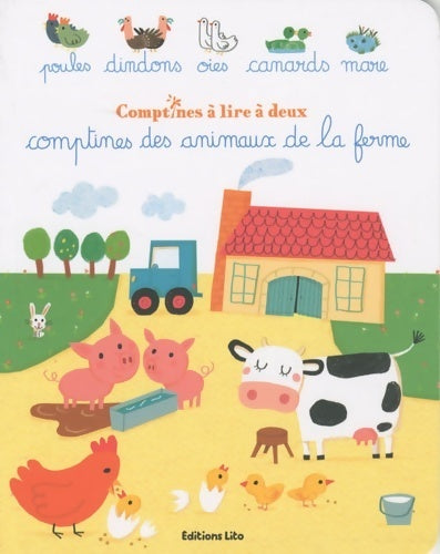 Comptines à lire à deux : Comptines des animaux de la ferme - Marion Piffaretti - Livre