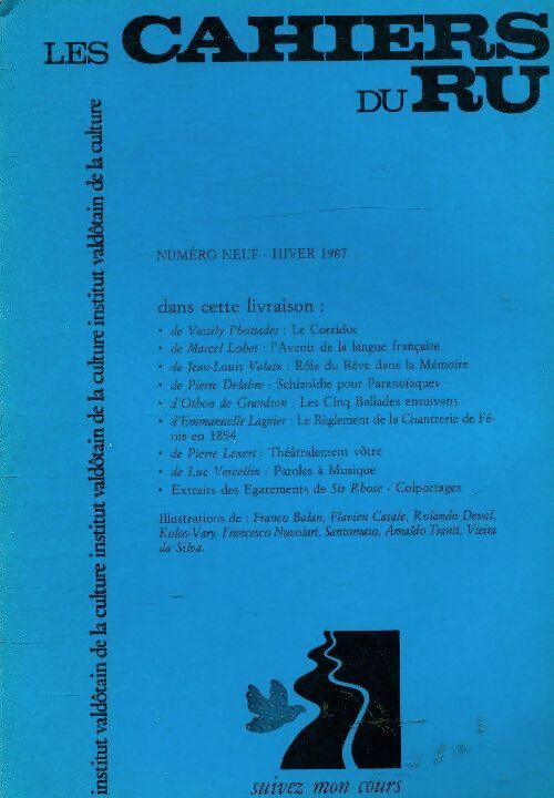 Les cahiers du RU n°9 - Collectif - Livre