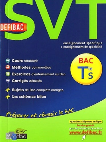 S.V.T. Terminale S - Isaline Buchalet - Livre