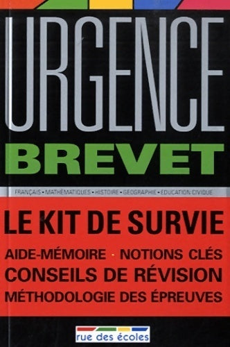 Urgence brevet - Christophe Clavel - Livre