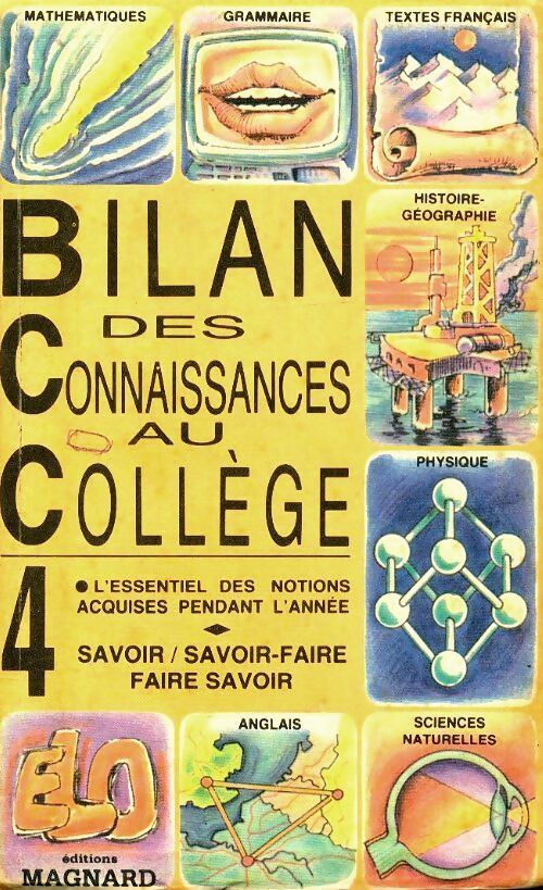 Bilan des connaissances au collège / 4e - Collectif - Livre