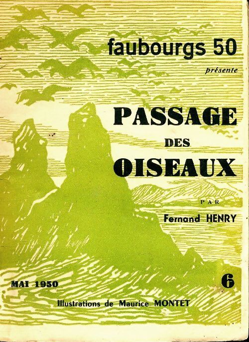 Passage des oiseaux - Fernand Henry - Livre