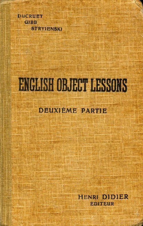 English object lessons second part - M. Ducruet - Livre