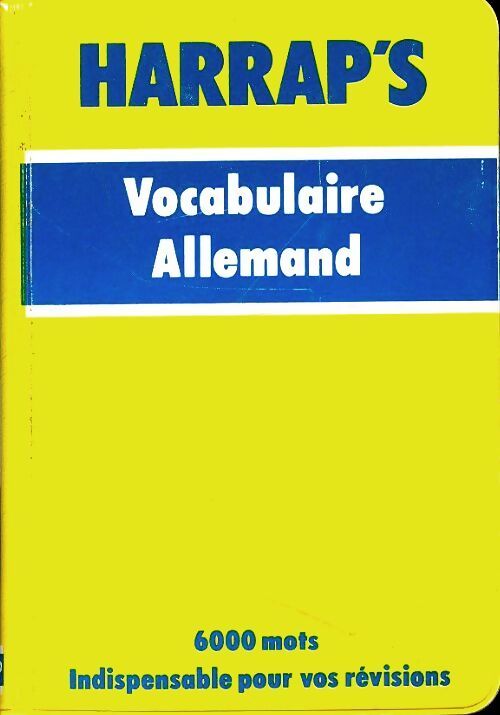 Harrap's vocabulaire allemand - Collectif - Livre