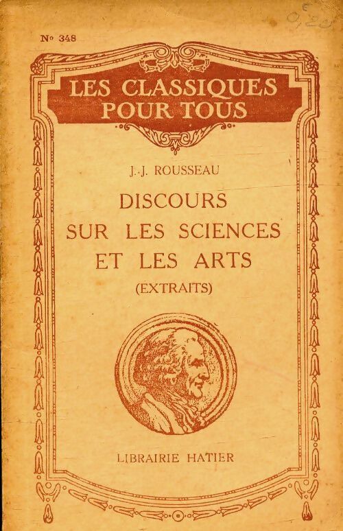 Discours sur les sciences et les arts - Jacques Rousseau - Livre