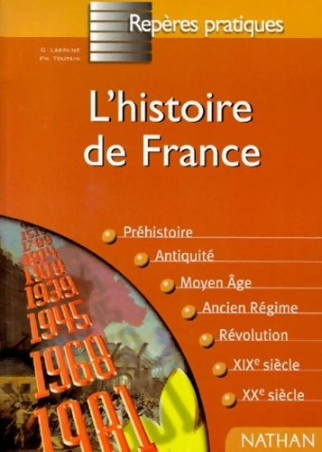 L'histoire de France - Philippe Toutain - Livre