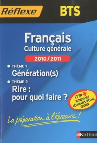 Francais BTS thèmes 2010/2011 - Isabelle Ansel - Livre