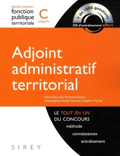 Adjoint administratif territorial  catégorie C - Claire Derycke - Livre