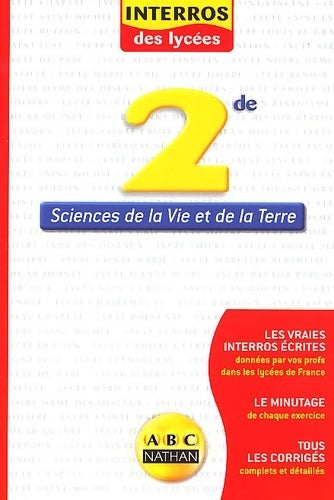 Science de la vie et de la terre Seconde - Collectif - Livre
