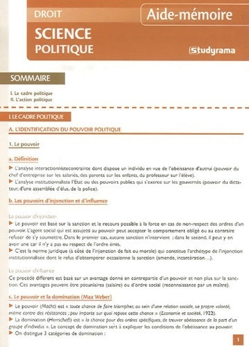 Science politique - Antoine Meslet - Livre