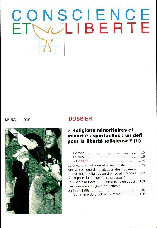 Conscience et liberté n°58 - Collectif - Livre