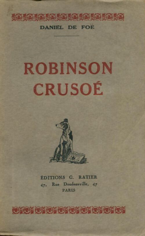 Robinson Crusoé - Daniel Defoe - Livre