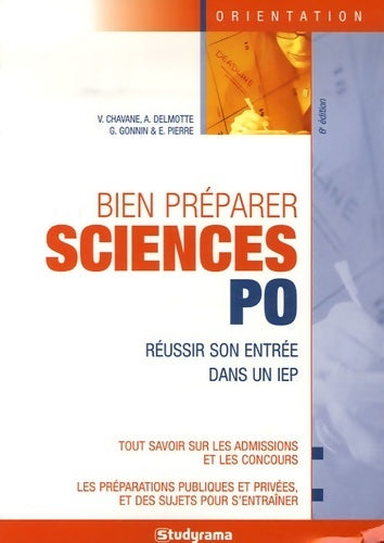 Bien préparer Sciences Po - Inconnu - Livre