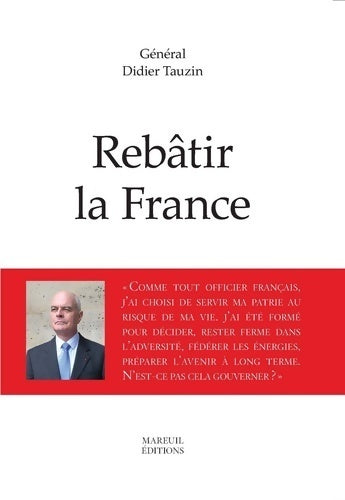 Rebâtir la France - Didier Tauzin - Livre