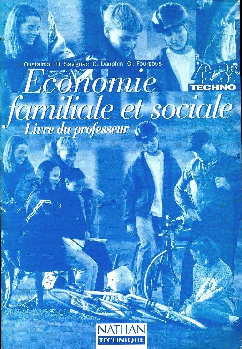 Education familiale et sociale 4e 3e technologique professeur - Collectif - Livre