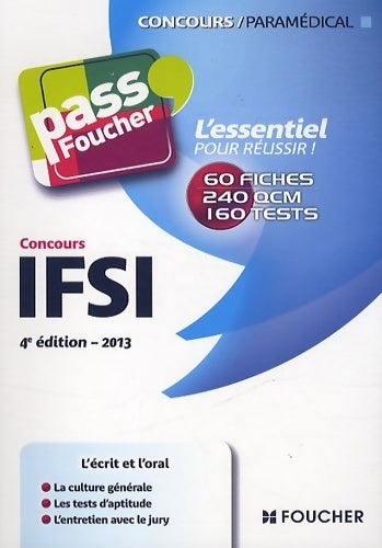 Concours IFSI 2013 - Valérie Bonjean - Livre
