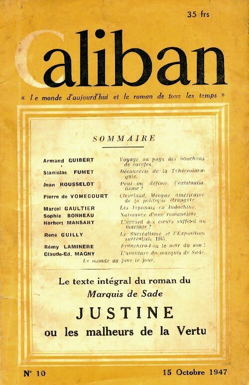 Caliban n°10 - Collectif - Livre