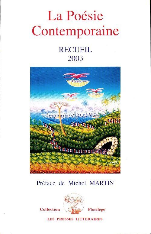 La poésie contemporaine 2003 - Collectif - Livre