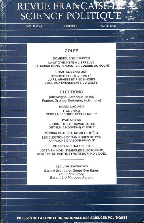 Revue française de science politique n°2 - Collectif - Livre