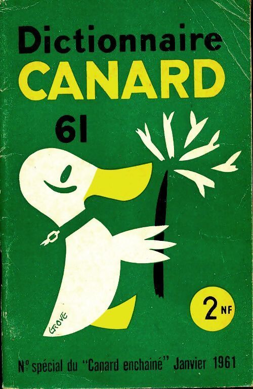 Dictionnaire canard 1961 - Collectif - Livre