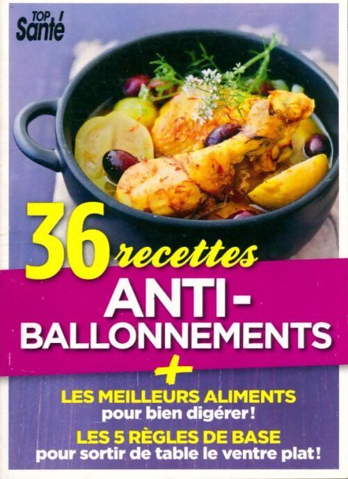 36 recettes anti-ballonnements - Collectif - Livre
