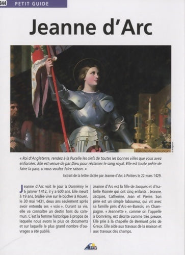 Jeanne d'Arc - Collectif - Livre