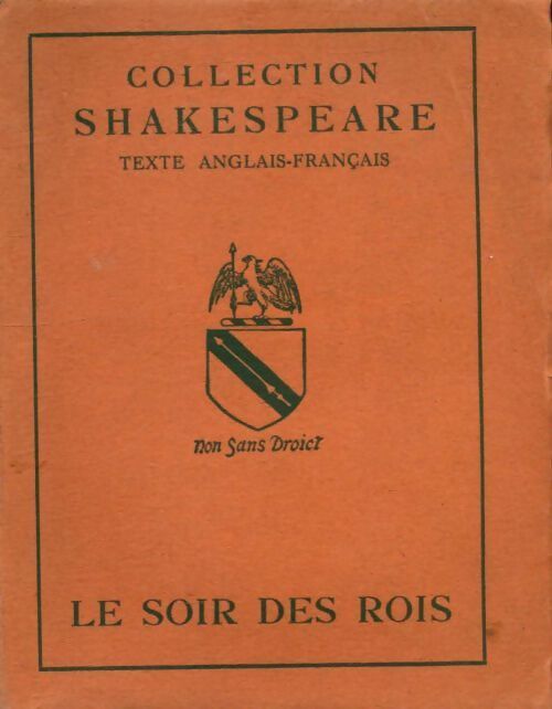 Collection Shakespeare : Le soir des rois - William Shakespeare - Livre