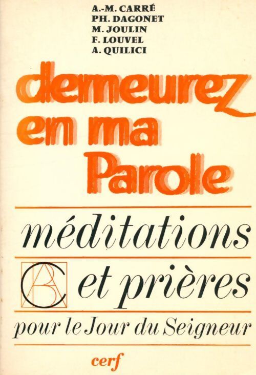 Demeurez en ma parole année C - Collectif - Livre
