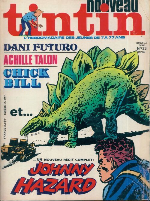 Tintin nouveau n°23 : Johnny Hazard - Collectif - Livre