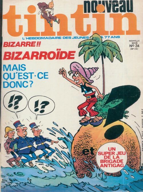 Tintin nouveau n°34 : Bizarre !! Bizarroïde - Collectif - Livre