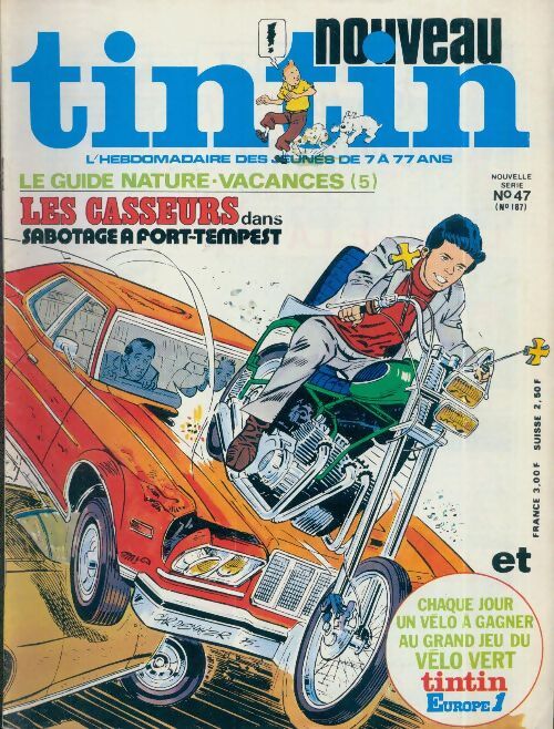 Tintin nouveau n°47 : Le guide nature vacances (5) / Les casseurs - Collectif - Livre