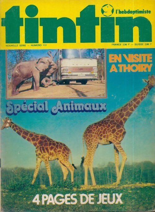 Tintin (nouvelle série) n°112 : Spécial animaux - Collectif - Livre