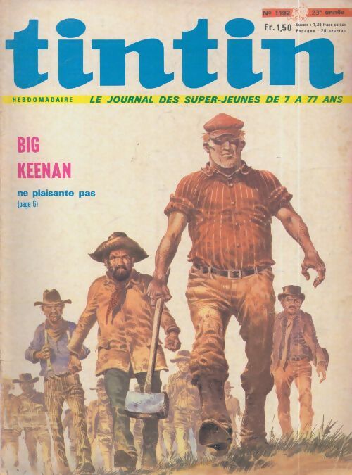 Tintin n°1192 : Big Keenan - Collectif - Livre