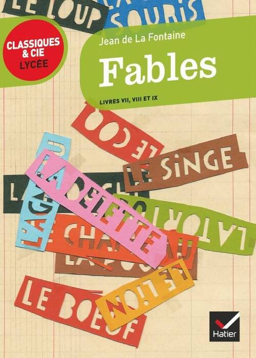 Fables (Livres VII, VIII, IX) - Jean De La Fontaine - Livre