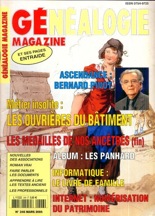 Généalogie Magazine n°246 : Les ouvriers du bâtiment - Collectif - Livre