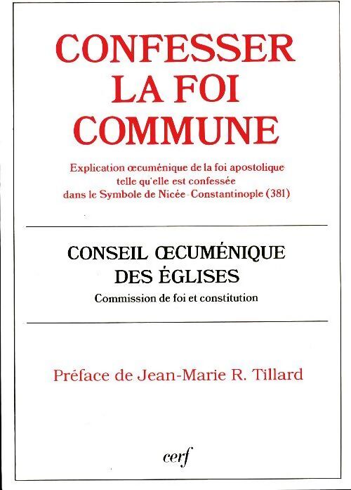 Confesser la foi commune - Collectif - Livre