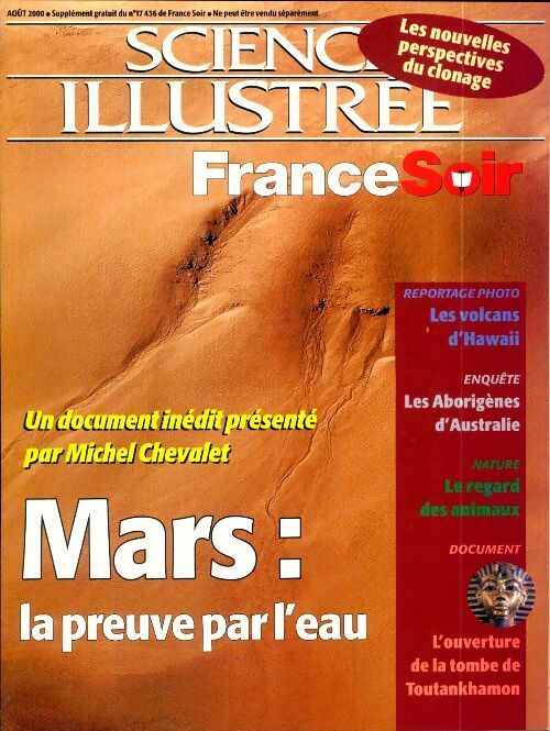 Science illustrée supplément France Soir : Mars, la preuve par l'eau - Collectif - Livre