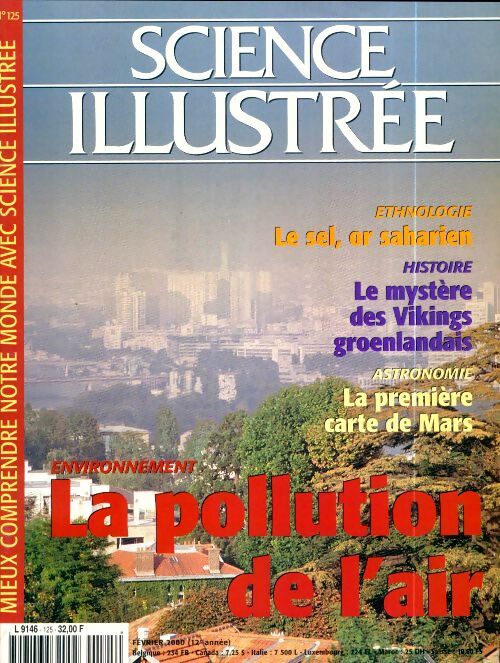 Science illustrée n°125 : La pollution de l'air - Collectif - Livre