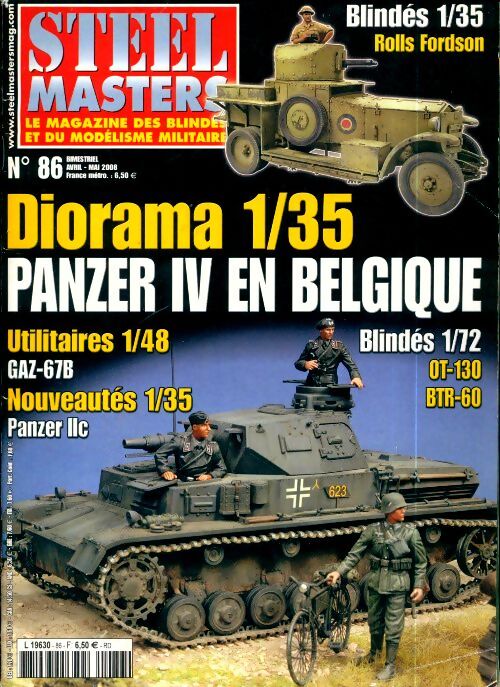 Steel masters n°86 : Panzer IV en Belgique - Collectif - Livre