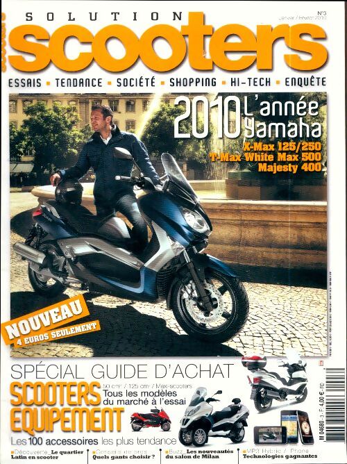 Solutions scooters n°3 : 2010, l'année Yamaha - Collectif - Livre