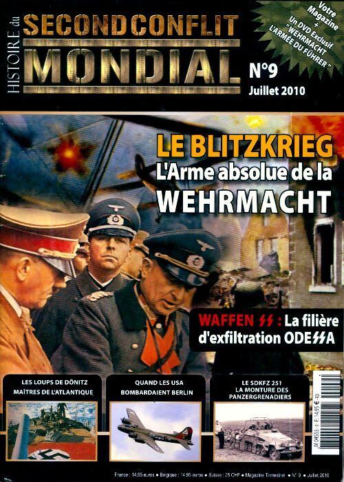 Histoire du second conflit mondial n°9 : Le blitzkrieg - Collectif - Livre