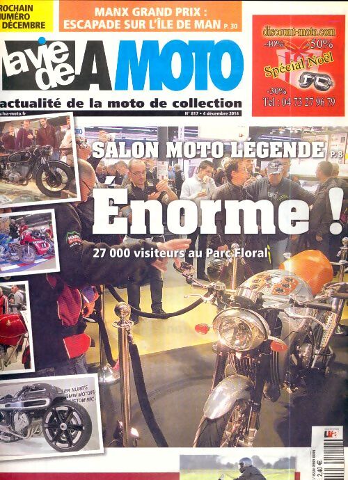 La vie de la moto n°817 : Salon moto légende - Collectif - Livre